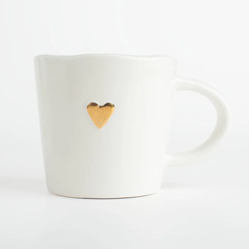 Пара чайная, 1 перс, 2 пр, 250 мл, керамика D, белая, Сердце, Amour, image-3