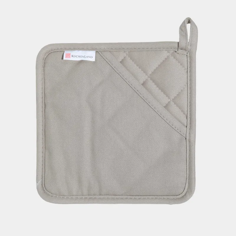 Тіреуіш-ұстағыш. 18 см, шаршы, силикон/тоқыма, сарғылт, Bakery