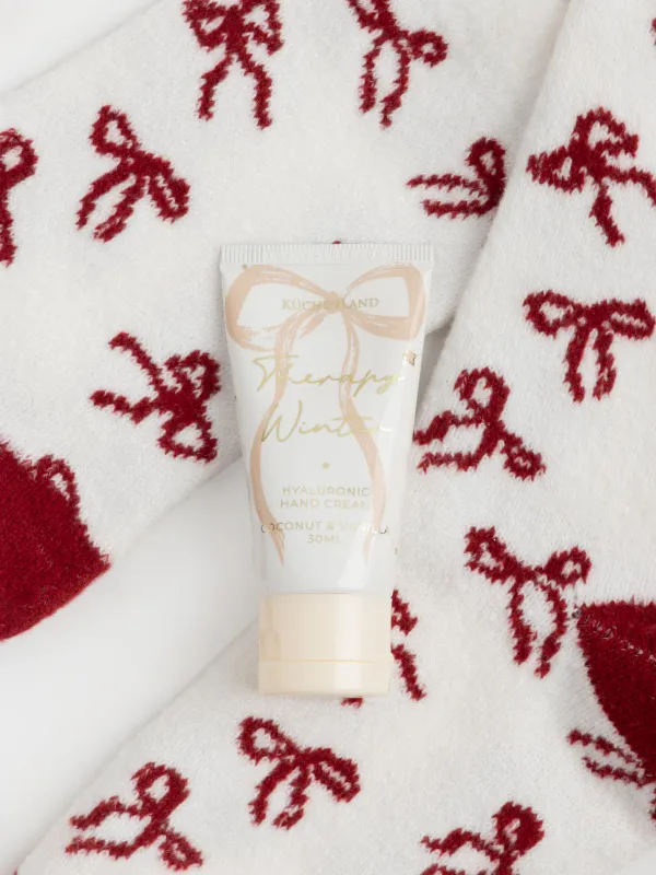 Набор косметический, 2 пр, крем для рук/носки, Кокос/Ваниль, Therapy winter, image-1