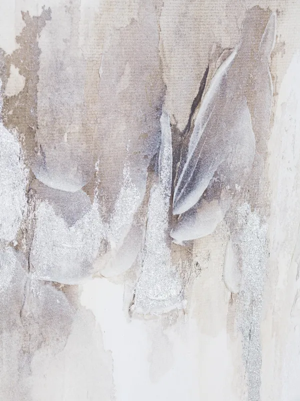 Картина в раме, 93х62 см, холст, бежево-серая, Штрихи, Abstract, image-4