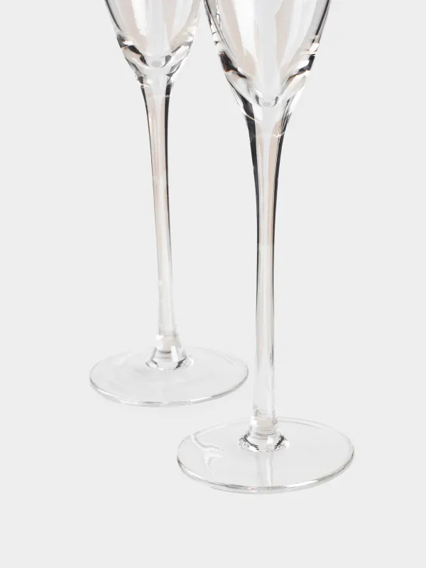 Бокал для шампанского, 2 шт, с перламутром, Charm L polar, image-2