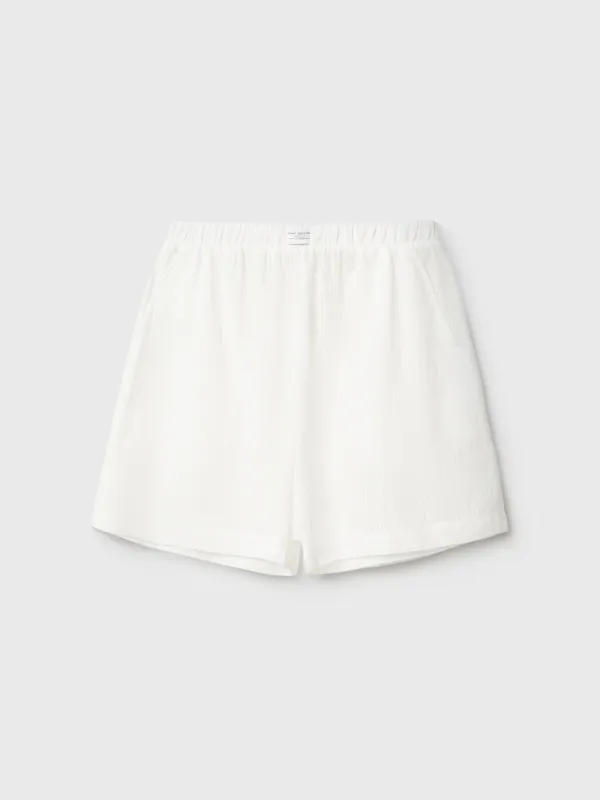 Әйелдер шорттары, үйге арналған, өлшемі S, мақта, ақ, Жолақтар, Leticia, image-5