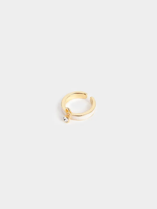 Кольцо, с подвеской, Сердце, Jewelry heart, image-1