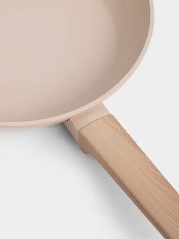 Сковорода, 24 см, с покрытием, алюминий, бежевая, Sincerity, image-1