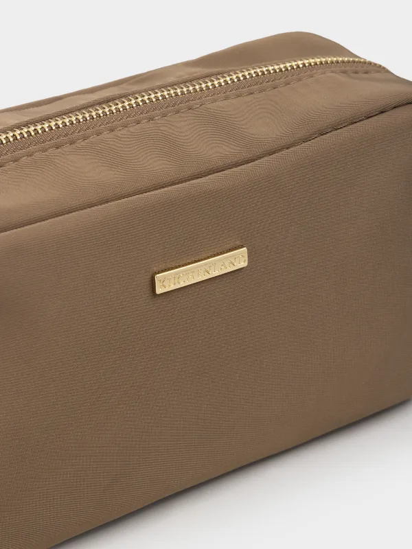 Косметичка, 23х13 см, полиэстер, коричневая, Mantle, image-3