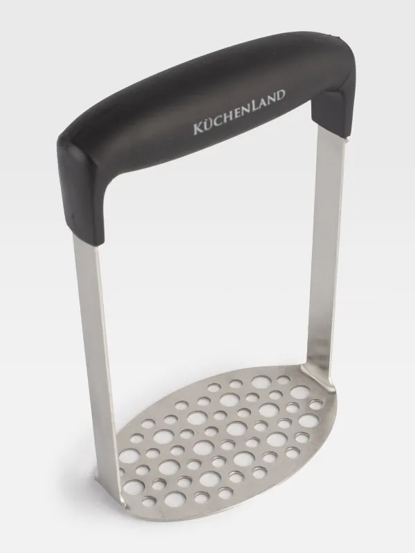 Пюре қысқыш, 18 см, болат/пластик, қара, Classic, image-3