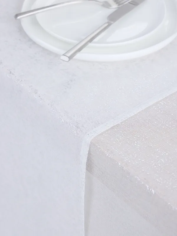 Дорожка настольная, 40х160 см, Серебристые брызги, Heaven silver, image-4