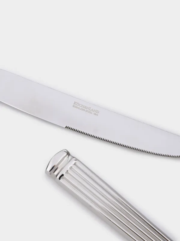 Нож столовый, 2 шт, сталь, Полосы, Manresa, image-1