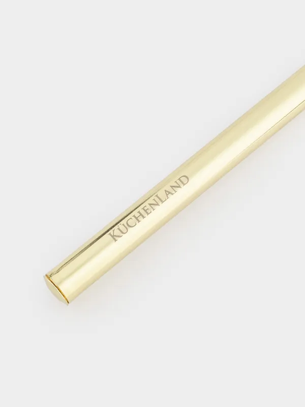 Лопатка-шпатель, 31 см, силикон/сталь, молочная, Лошадка с бантом, Christmas miracle classic, image-3