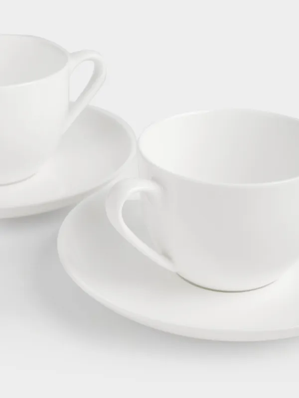 Шай жұбы, 2 адам, 4 зат, 270 мл, фарфор F, ақ, Ideal white, image-2