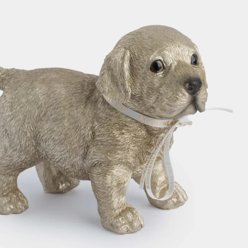 Мүсінше, 11х17 см, полирезин, алтын, Лабрадор, Dog, image-7