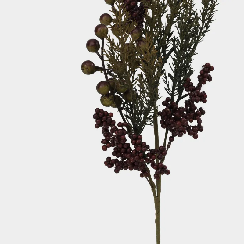 Сәндік бұтақ, 60 см, полиэстер/пенопласт, Алтын қоңыр жидектер, Grand garden decor, image-3