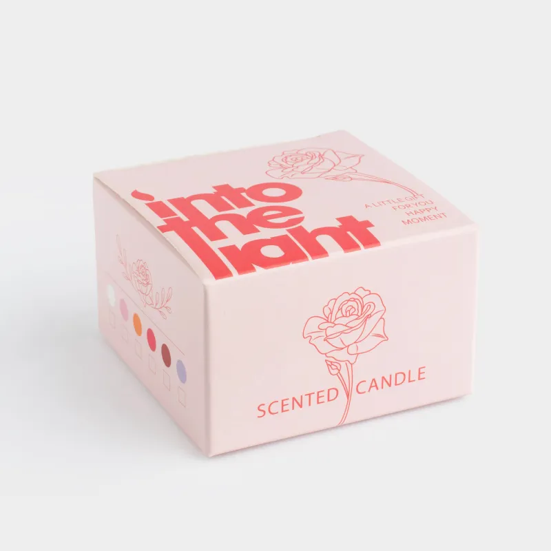 Шам, 7 см, шам ұстағышта, шыны, Гүл, Rose, image-3