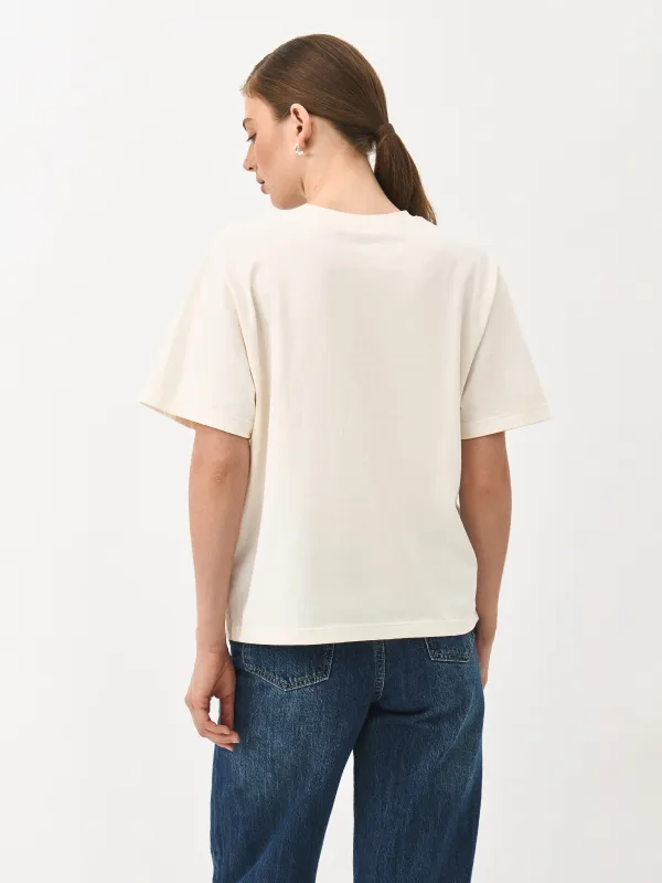 Әйелдер футболкасы, өлшемі XS, мақта, сарғылт-қоңыр, Adrianna, image-6