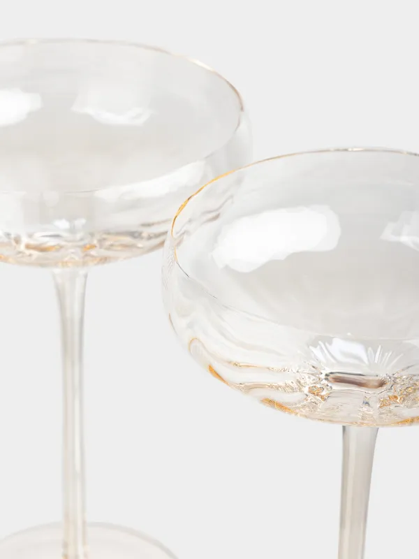 Шампан бокалы, 220 мл, 2 дана, шыны, сарғылт-қоңыр, Filo R color, image-3