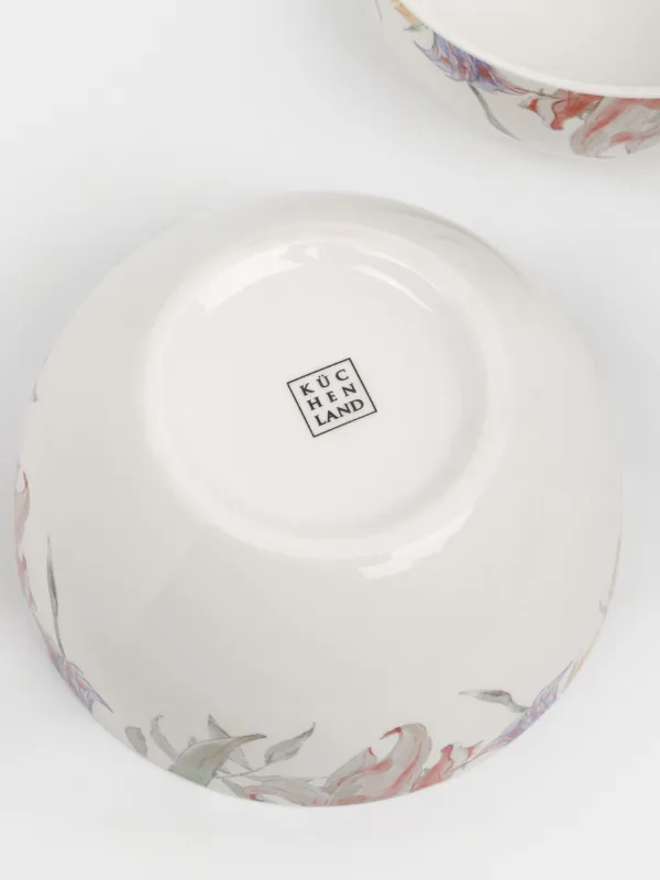 Пиала, 14x8 см, 2 шт, Пастельные цветы, Pastel flora, image-4