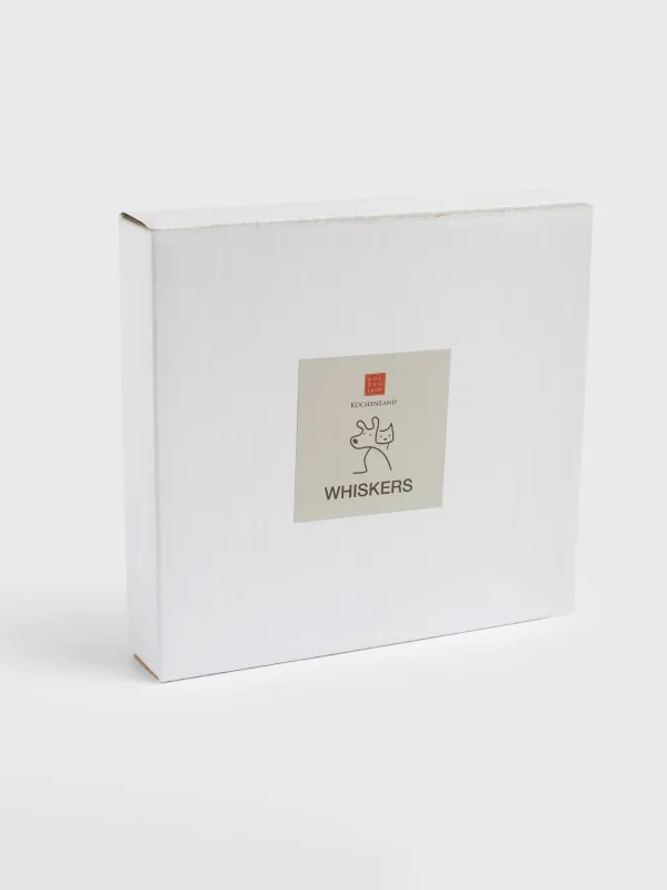 Миска для животных, 14х13 см, 100 мл, плоская, керамика, серая, Кот, Whiskers, image-6