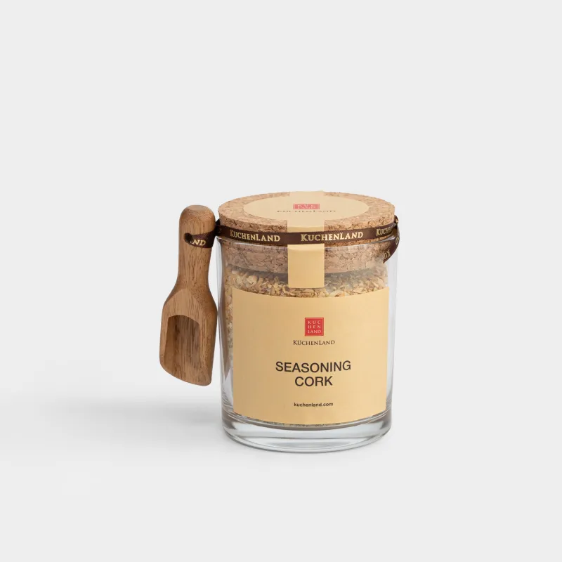 Емкость для специй, с наполнением, с ложкой, Seasoning cork