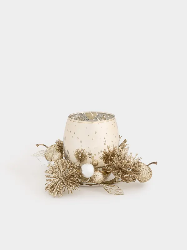 Подсвечник, 15x10 см, для чайной свечи, Яблоки, Apple garden, image-0