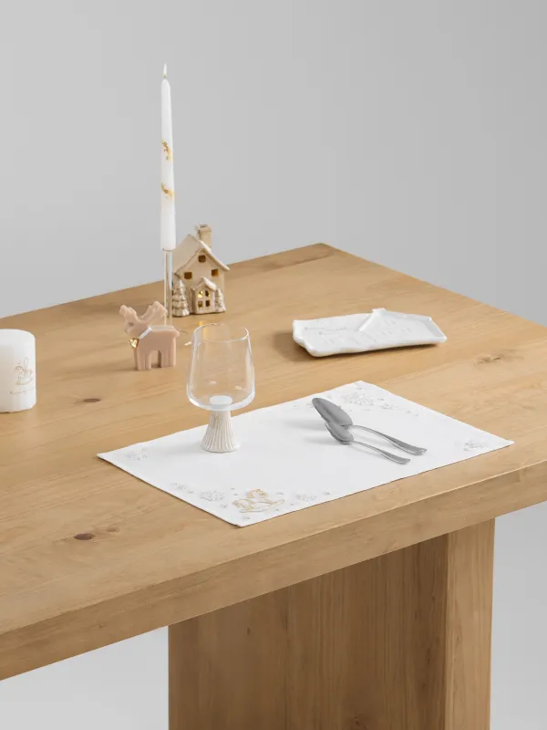 Салфетка под приборы, 30х45 см, Лошадка, Snow horse, image-4