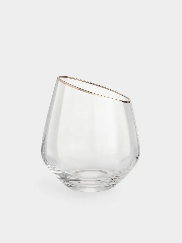 Стакан, 11 см, 350 мл, 2 шт, стекло, с золотистым кантом, Charm R gold, image-3