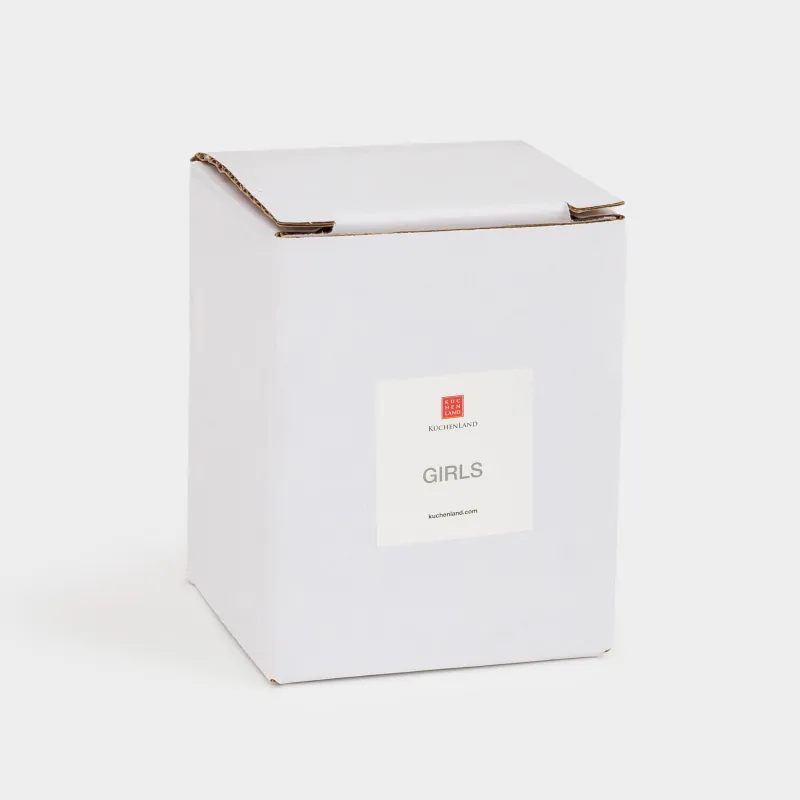 Подставка для косметических кистей, 14 см, керамика, Девушка в сережках, Girls, image-3