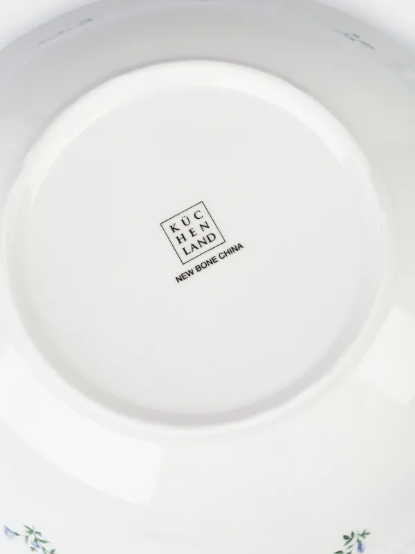 Салат ыдысы, 23х7 см, 1,45 л, фарфор N, ақ, Нәзік гүлдер, El floria, image-5