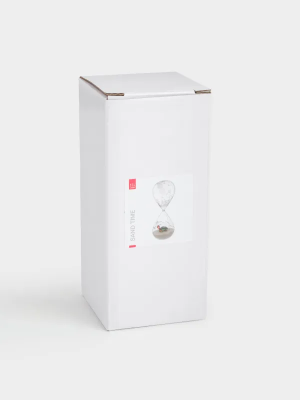 Сәндік сағат, 16 см, шыны/құм, тасбақа, Sand time, image-3