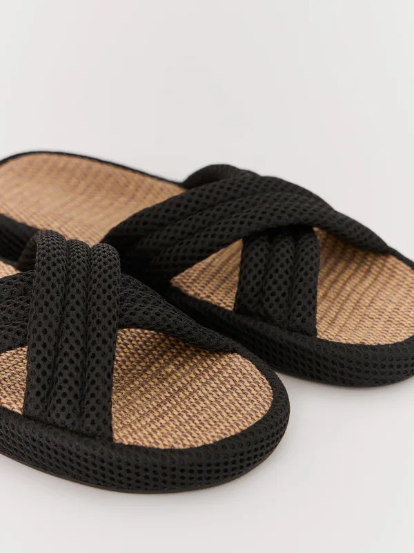 Әйелдер тәпішкелері, үйге арналған, өлшемі 40-41, полиэстер, қоңыр, Walk X, image-5