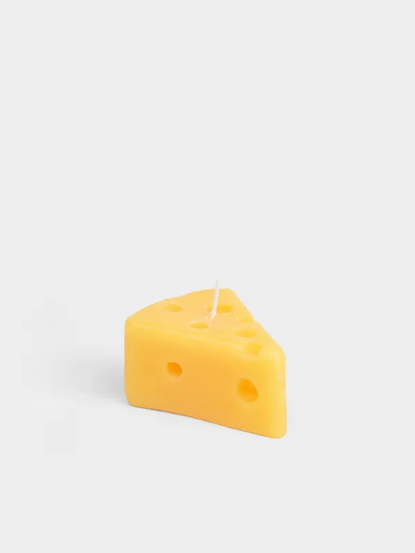 Свеча, желтая, Cheese shape, image-1