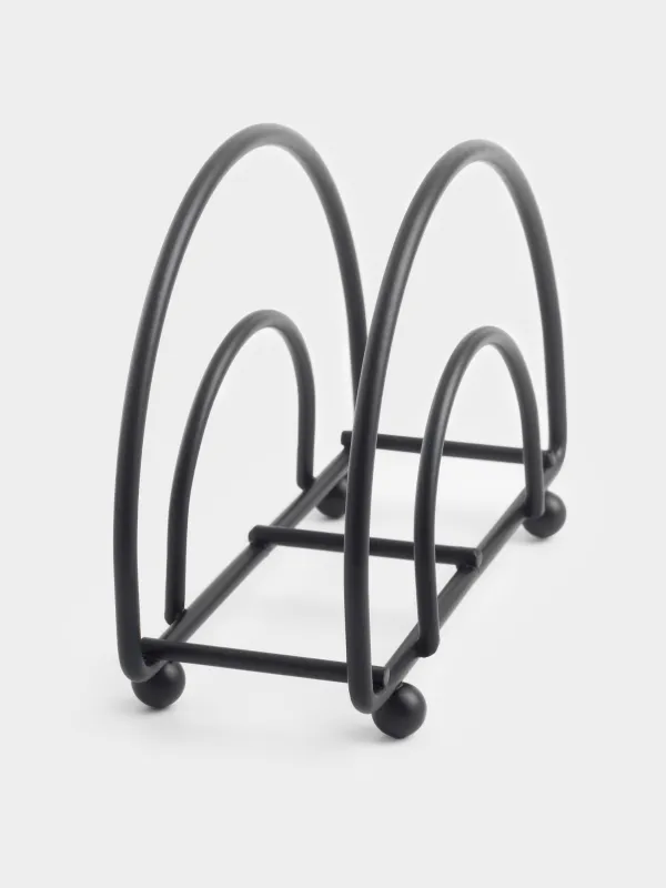 Майлық ұстаушы, 10 см, металл, қара, Twist B, image-2