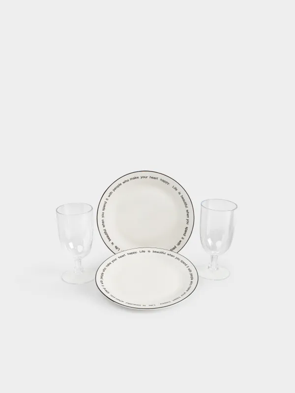 Пикник себеті, 40х30 см, 2 адам, 12 зат, бөтелке бөлімі бар, жүзім сабағы, қоңыр, Picnic, image-4