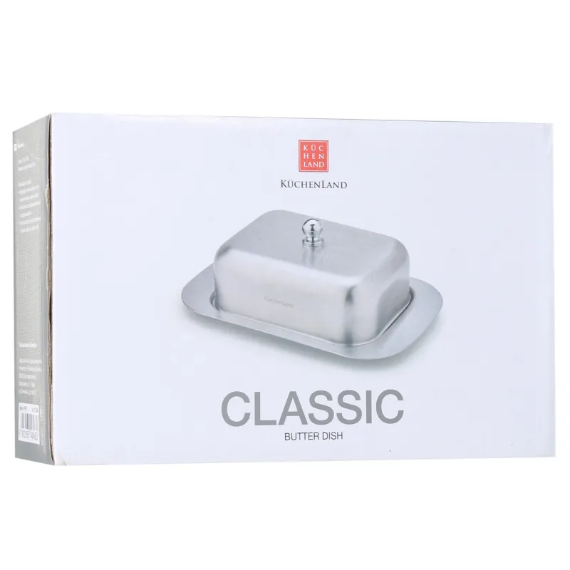 Май ыдысы, 18 см, болат, тік бұрышты, Classic, image-3