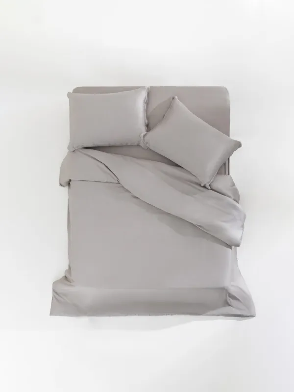 Постельное белье, евро, с натяжной простыней, бамбук, Pure bamboo, image-0