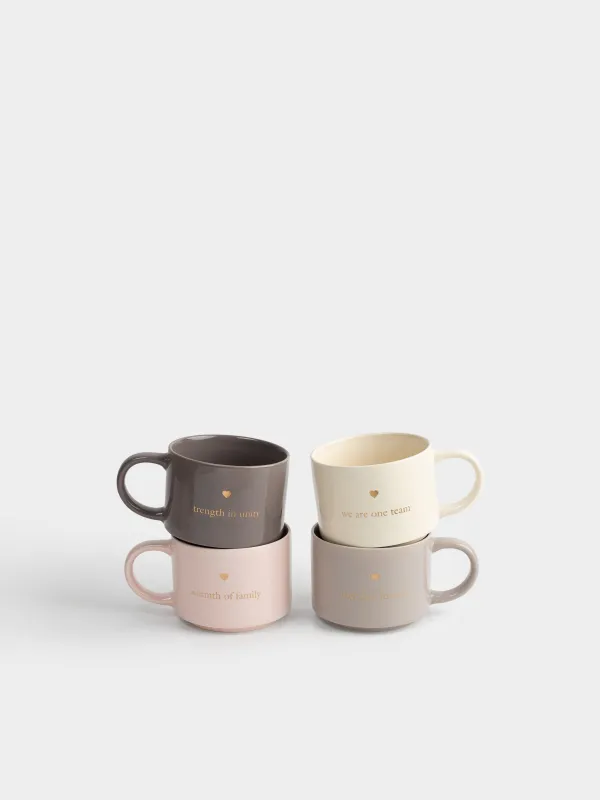 Саптыаяқ, 350 мл, 4 дана, фарфор N, түс, Отбасы, Dynasty, image-0