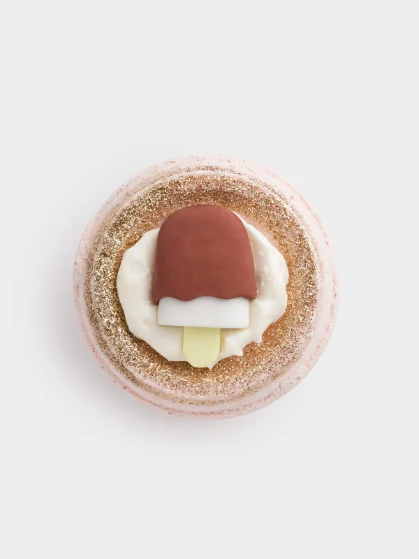 Бомбочка для ванны, с игрушкой, Кокос и шоколад, Food spa, image-0