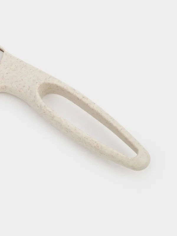 Көкөністерді тазалауға арналған пышақ, 9 см, қабы бар, болат/пластик, сарғылт-қоңыр, дақты, Soft speckled, image-5