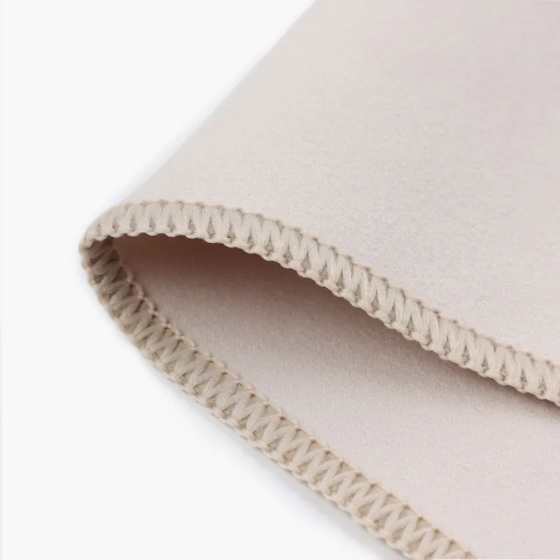 Тряпка для мебели и техники, 35x35 см, микрофибра, Замша, бежево-розовая, Clean, image-2