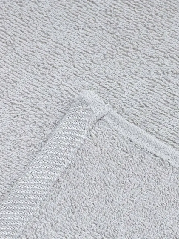 Полотенце, 30х30 см, 3 шт, хлопок, серое, Wellness, image-3