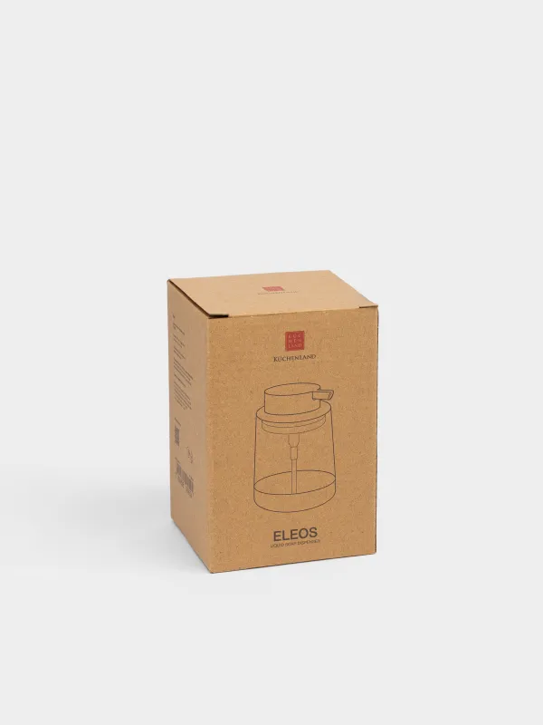 Сұйық сабынға арналған диспенсер, 300 мл, пластик, сүт түстес, Eleos, image-5