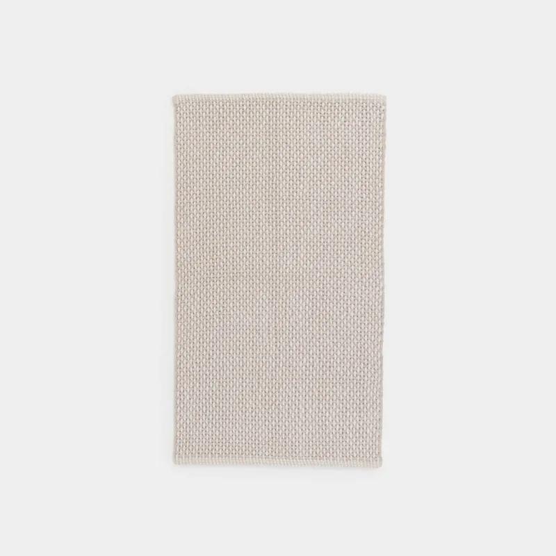 Кілемше, 60х110 см, сырғанауға қарсы, шенил / мақта, бежевый қоңыр, тор, Cosy