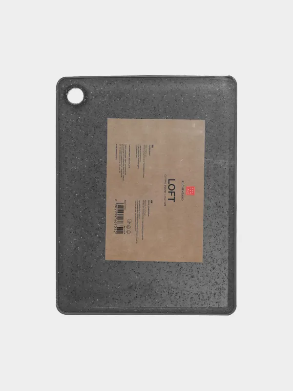 Кесу тақтасы, 27х21 см, пластик/резеңке, қара мәрмәр, Speck, image-2