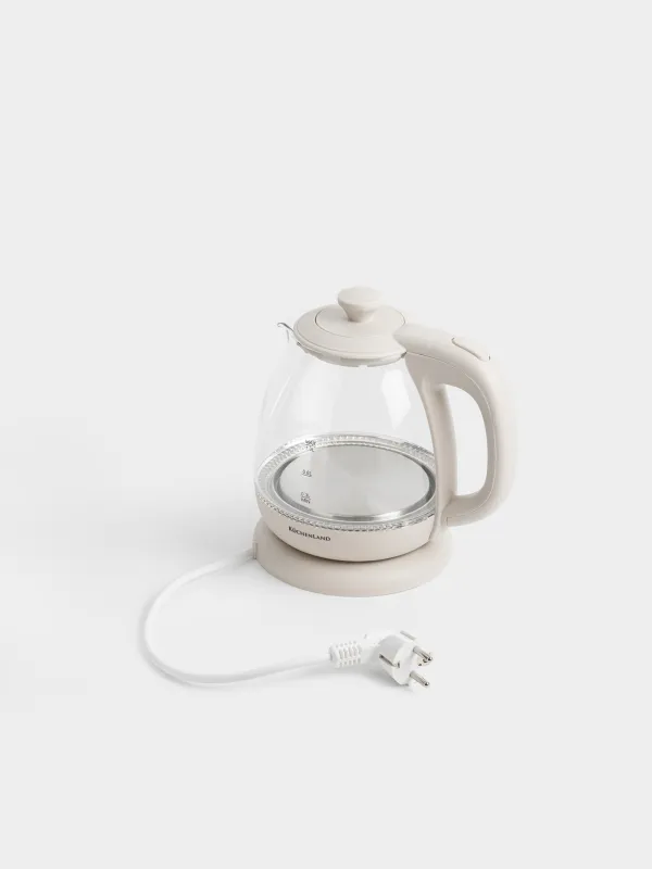 Чайник электрический, 1 л, 900-1100 Вт, с подсветкой, Progress plus, image-3