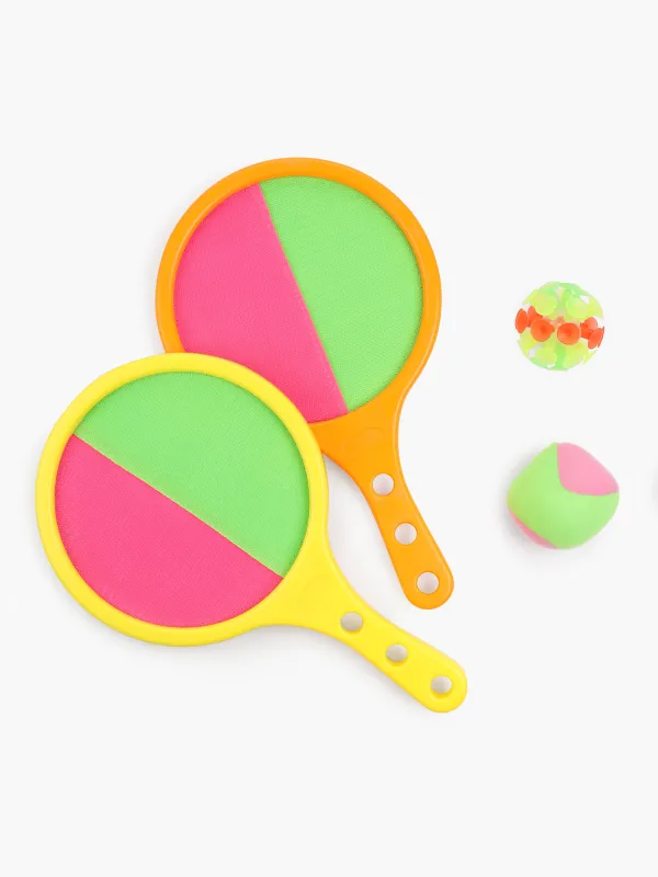 Набор игровой, 4 пр, пластик/полиэстер, цветной, Бадминтон, Game, image-0