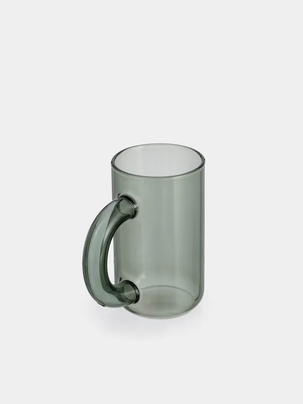 Кружка, 360 мл, стекло Б, Clear grey, image-1