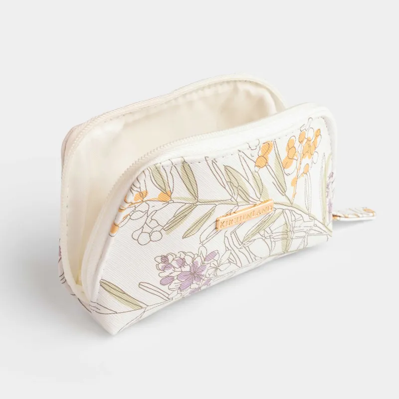 Косметикалық сөмке, 15х9 см, полиуретан, ақ, Мимоза, Isadora, image-5