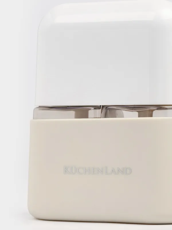 Саяхатқа арналған құтылар жинағы, 2 дана, мөлшерлегіші бар, қапта, пластик, сарғылт-қоңыр, Travel comfort, image-2