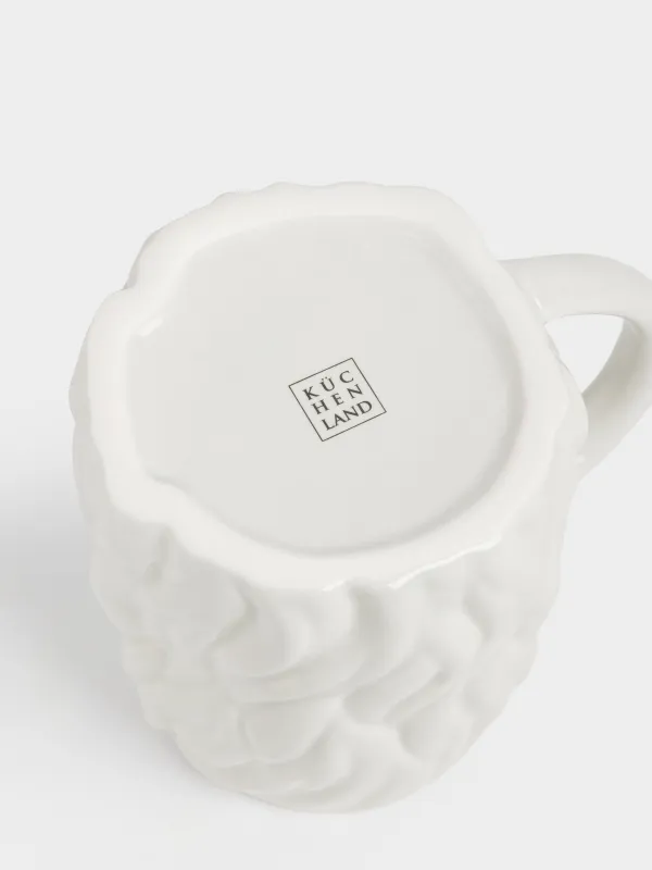 Саптыаяқ, 670 мл, фарфор Р, сүт және алтын түстес, Арыстан, Leo, image-4