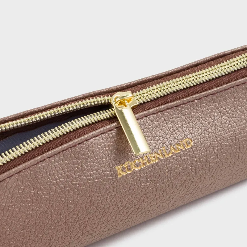 Пенал, 18х5 см, полиуретан, пудровый, Memo, image-6