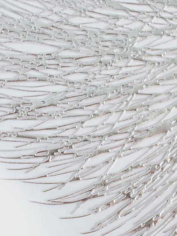 Аспаптарға арналған майлық, 38 см, ПВХ, дөңгелек, күміс, Azhur Grid, image-2